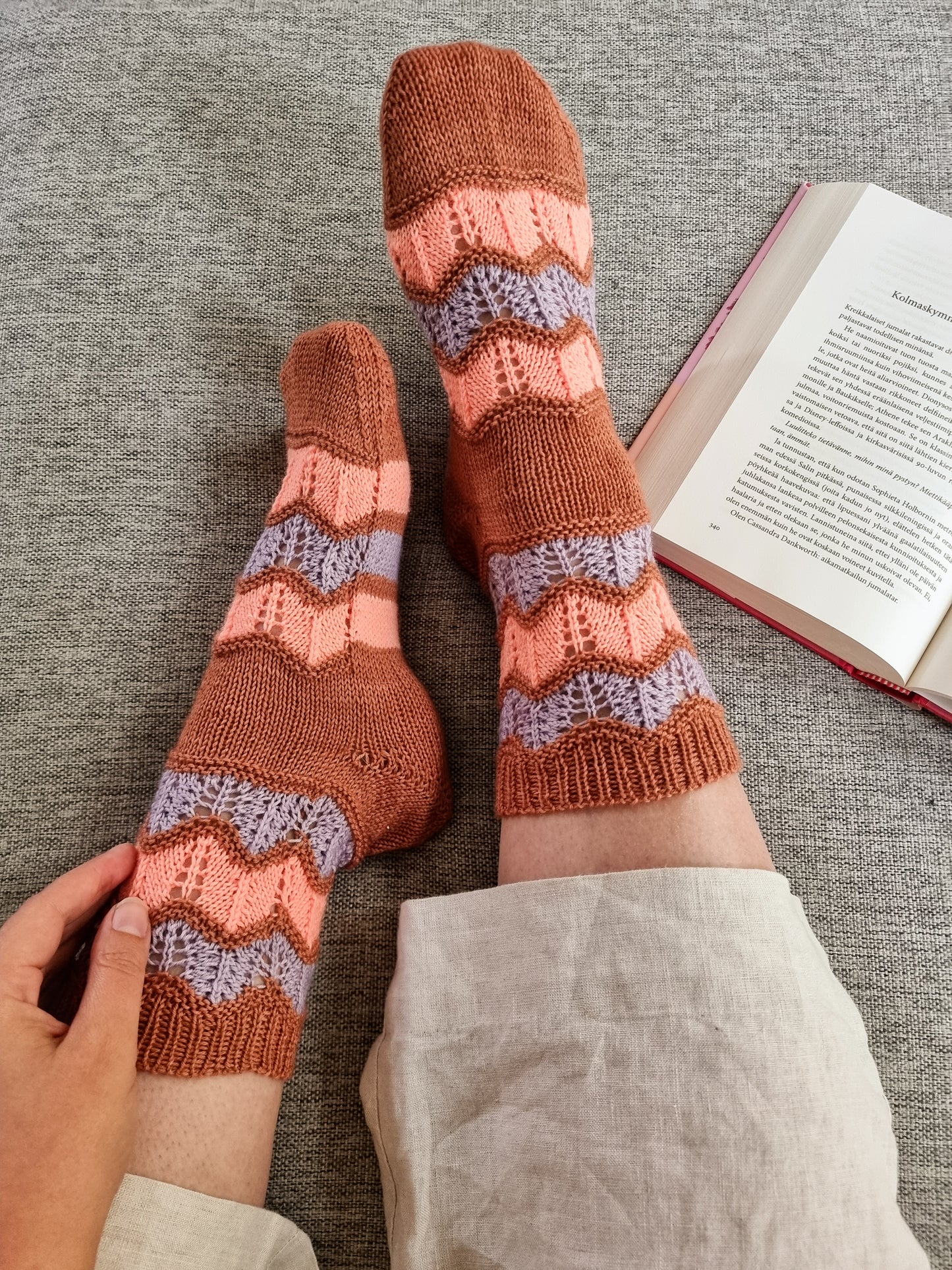 Scrapbook socks