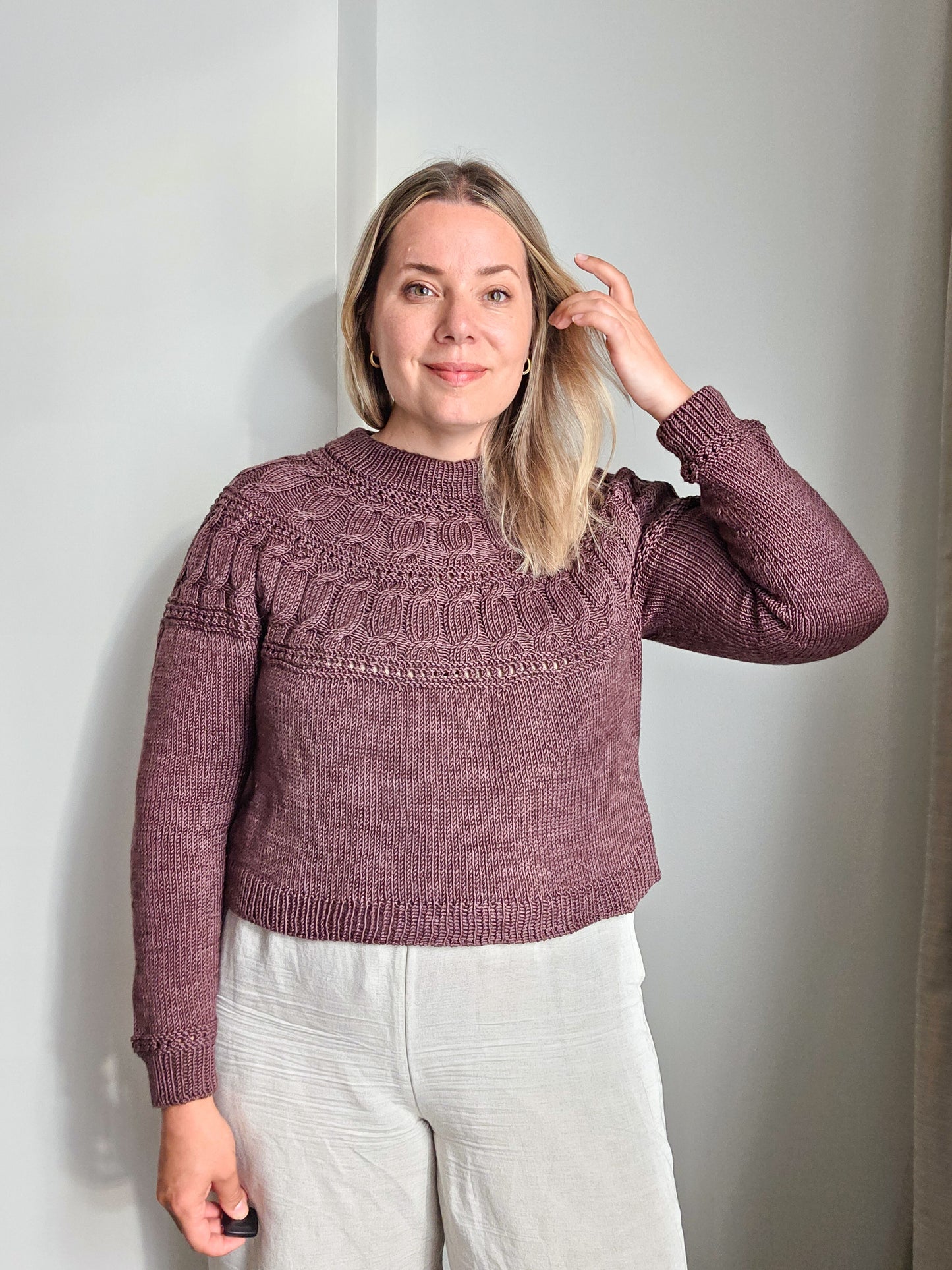 Colette yoke pullover