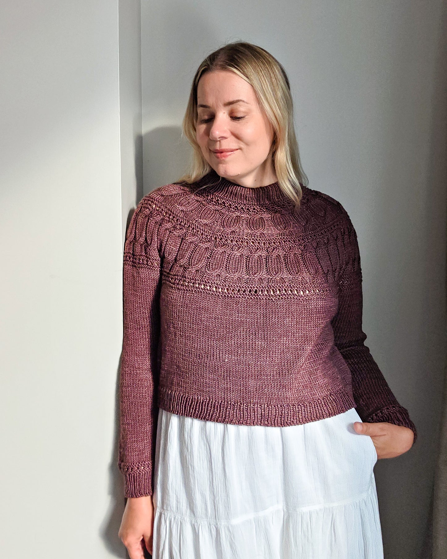 Colette yoke pullover