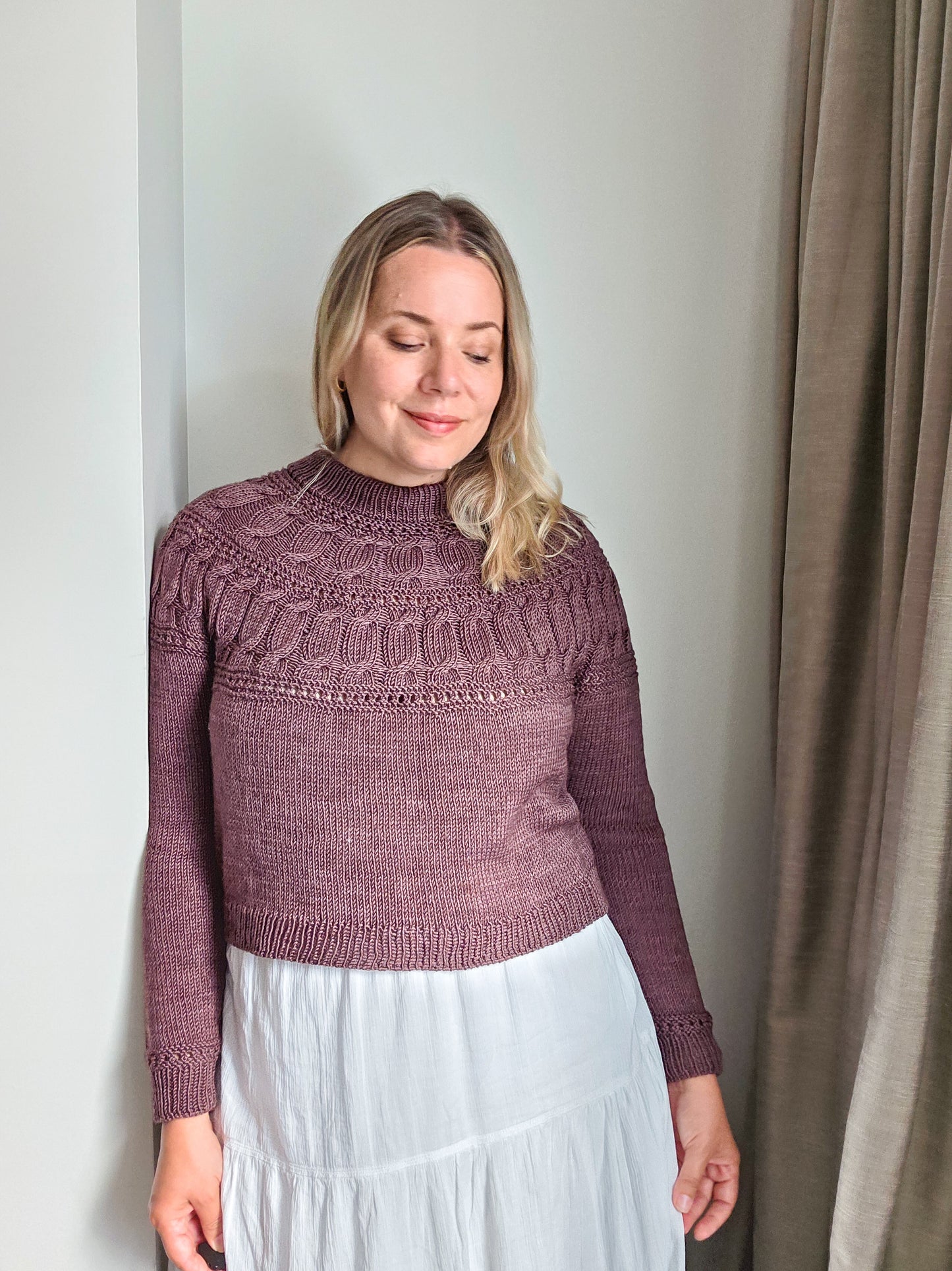 Colette yoke pullover