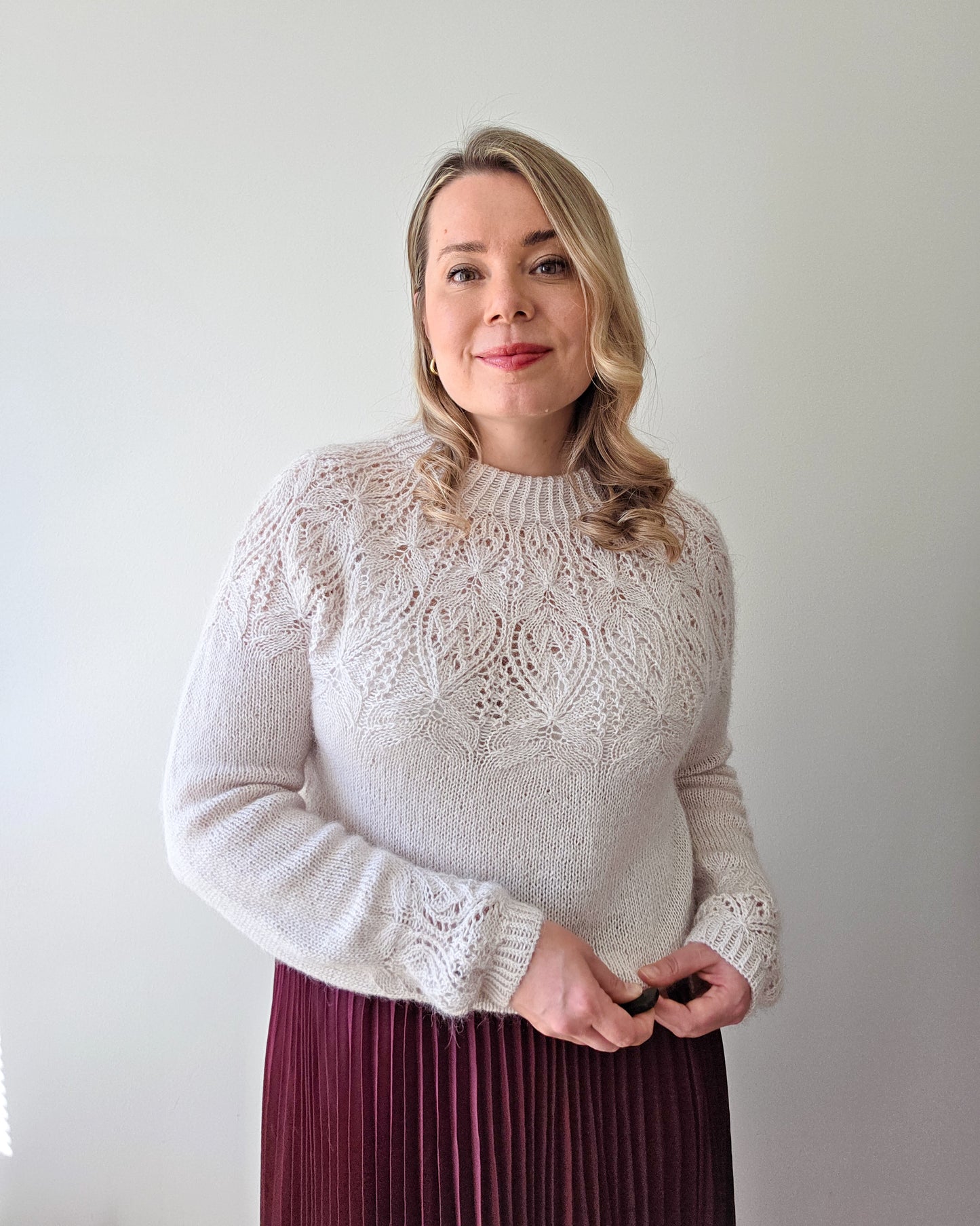 Orchid Bloom pullover
