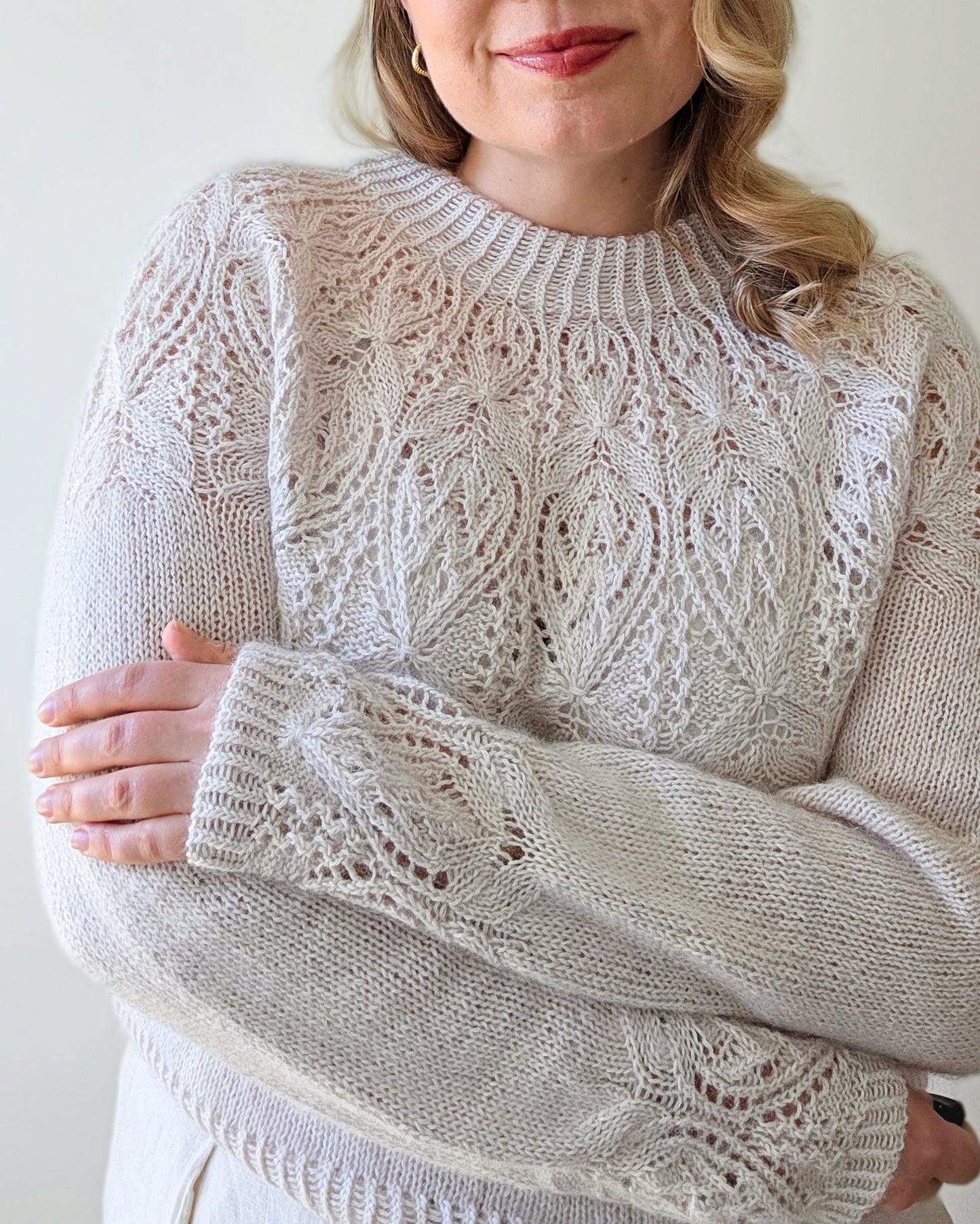 Orchid Bloom pullover
