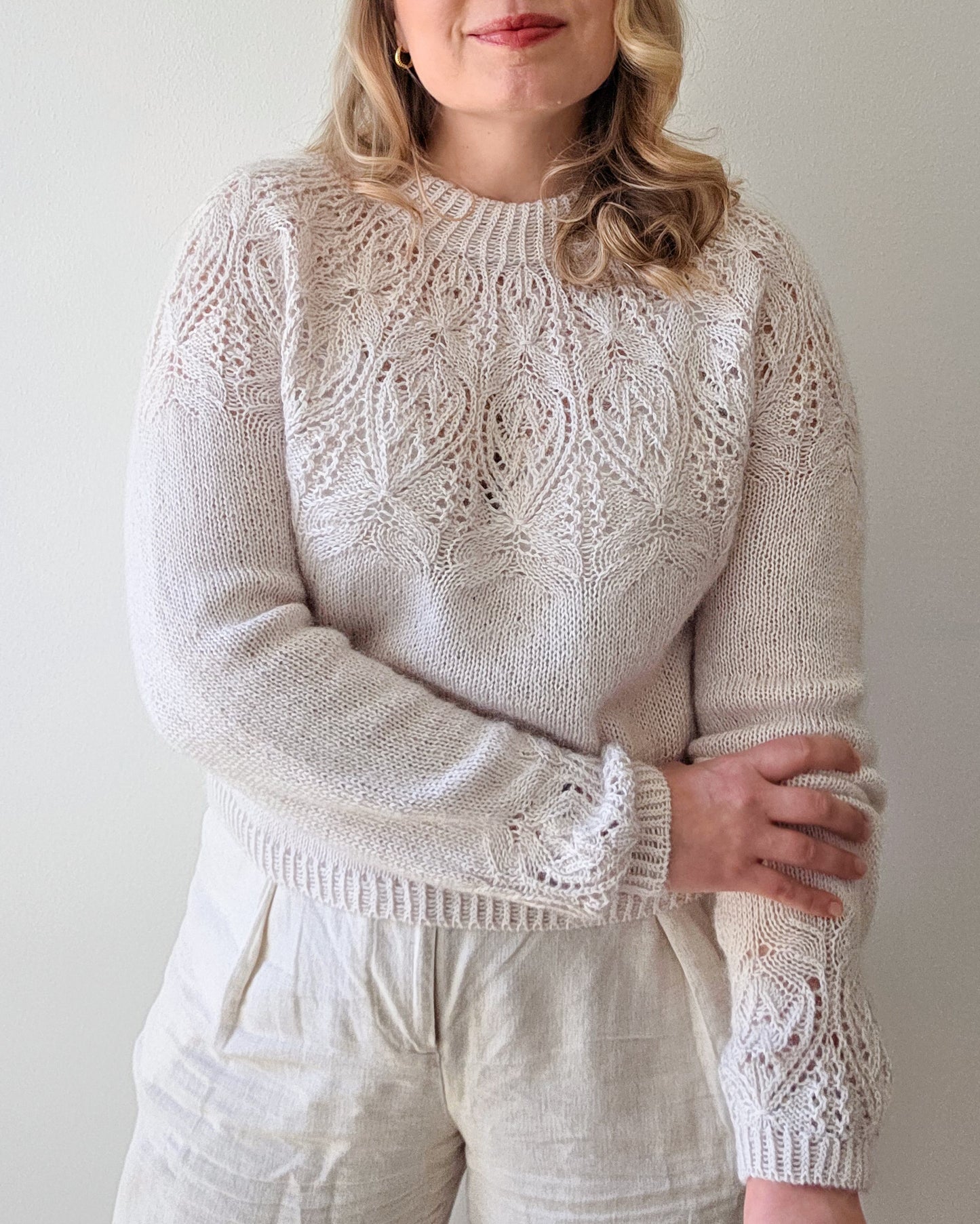 Orchid Bloom pullover