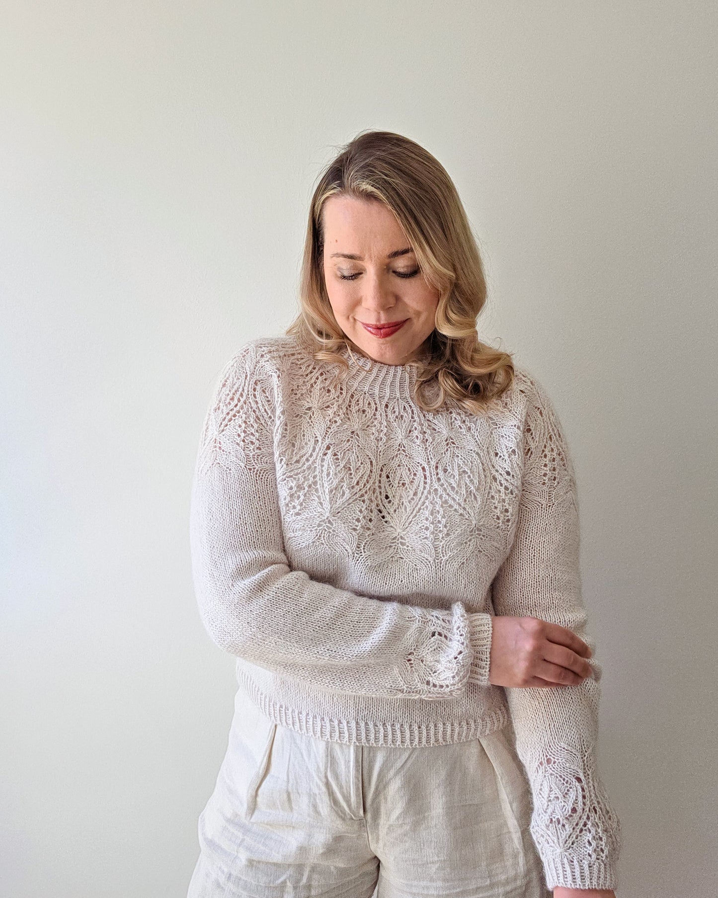 Orchid Bloom pullover