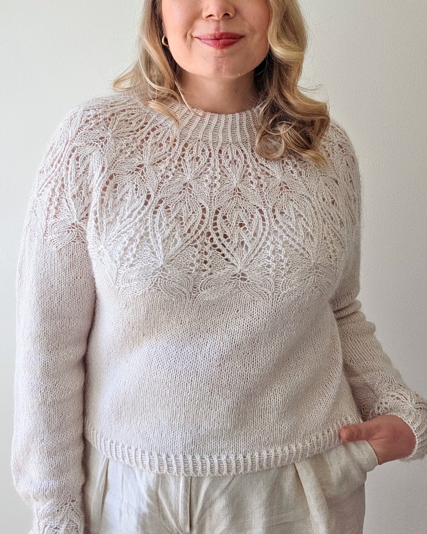 Orchid Bloom pullover