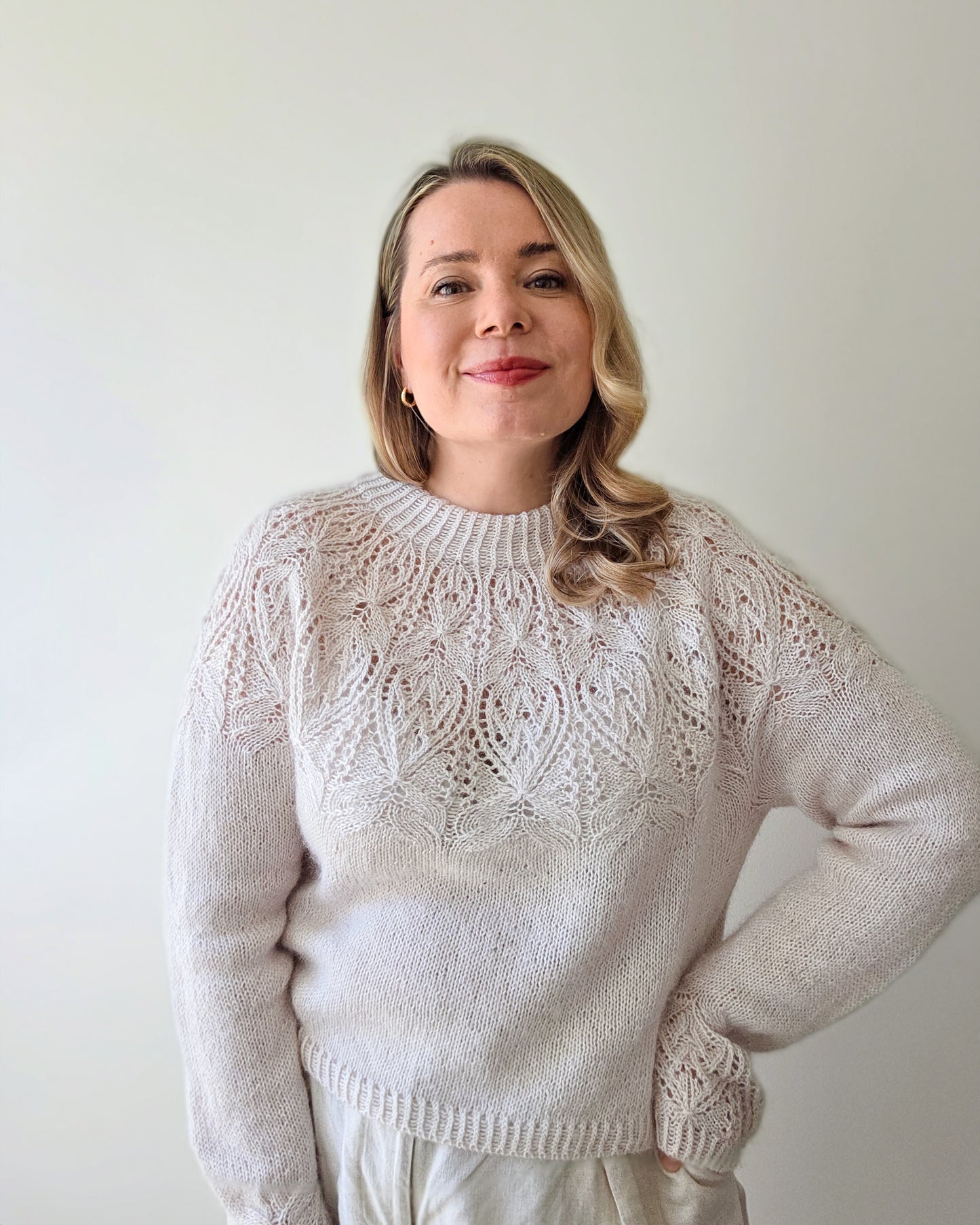Orchid Bloom pullover