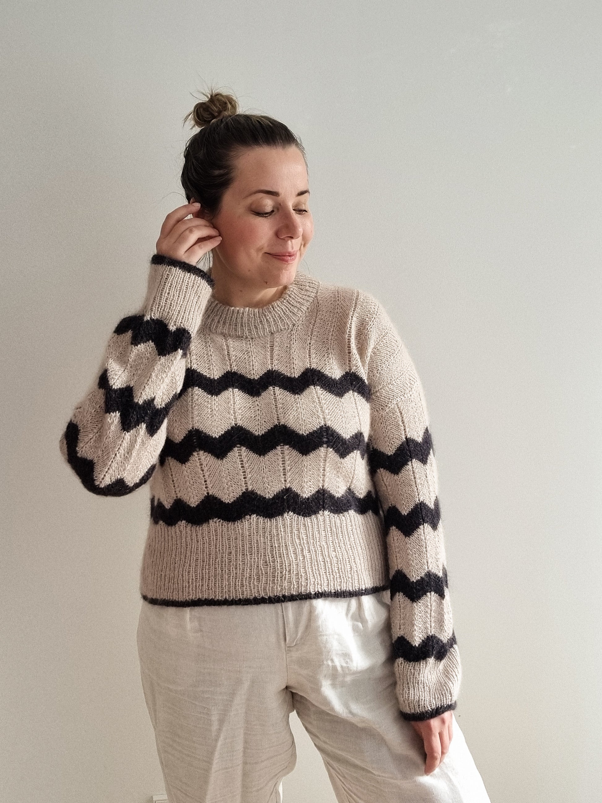Selected Femme SLFSELMA LS NOOS - Pullover - birch/écru Selected Femme SLFSELMA LS NOOS - Pullover - birch/écru
