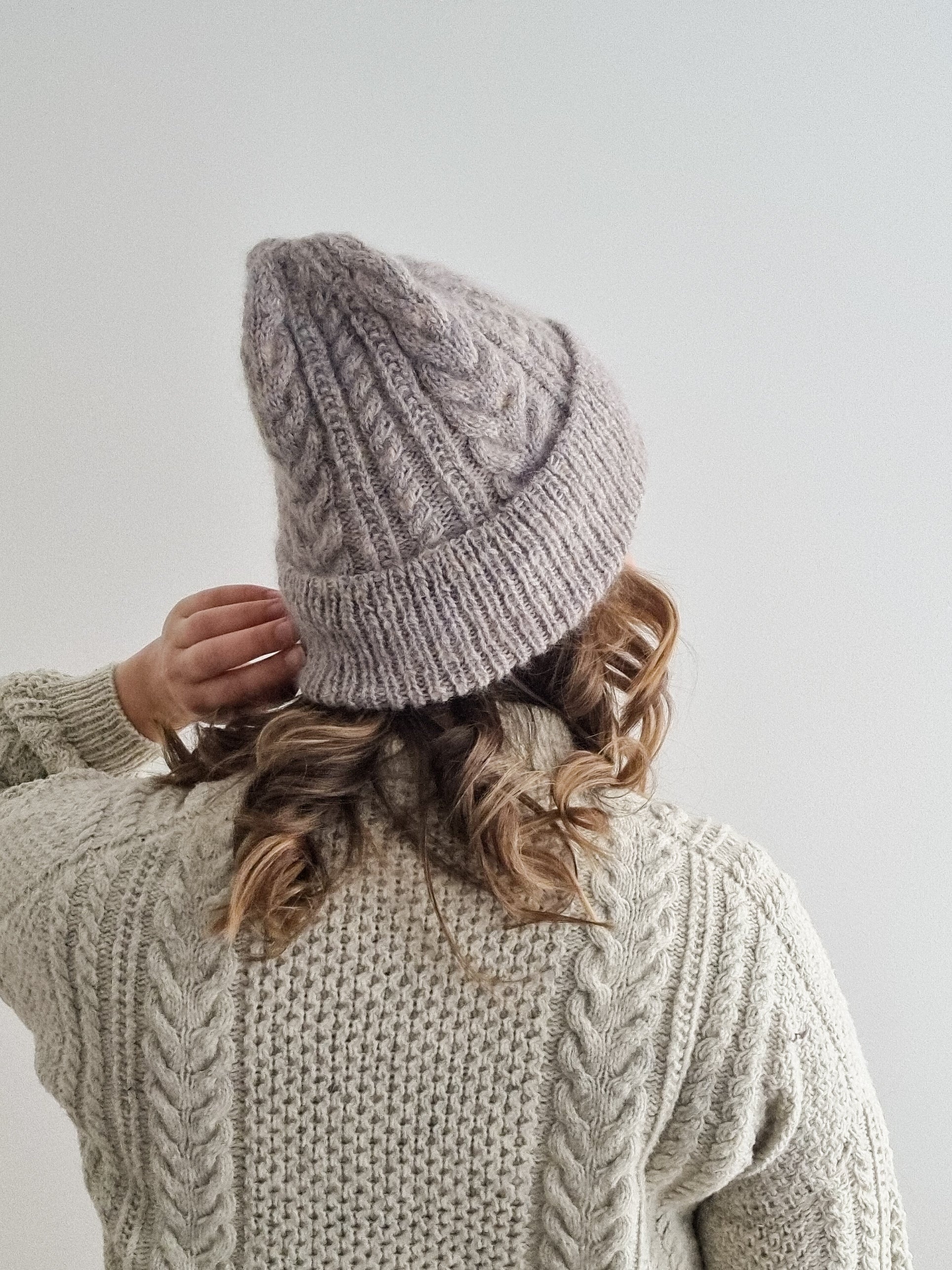 Aran beanie pattern best sale