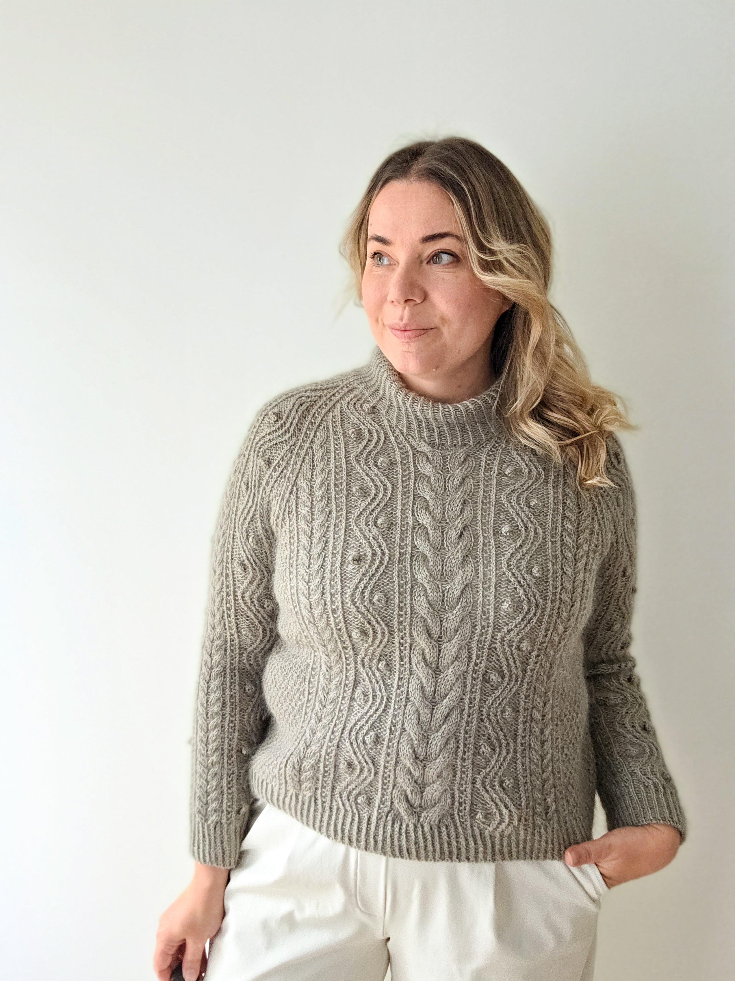 アトリエGG Modal Wool Turtle 0 Turtle Dove pullover – Sari Nordlund