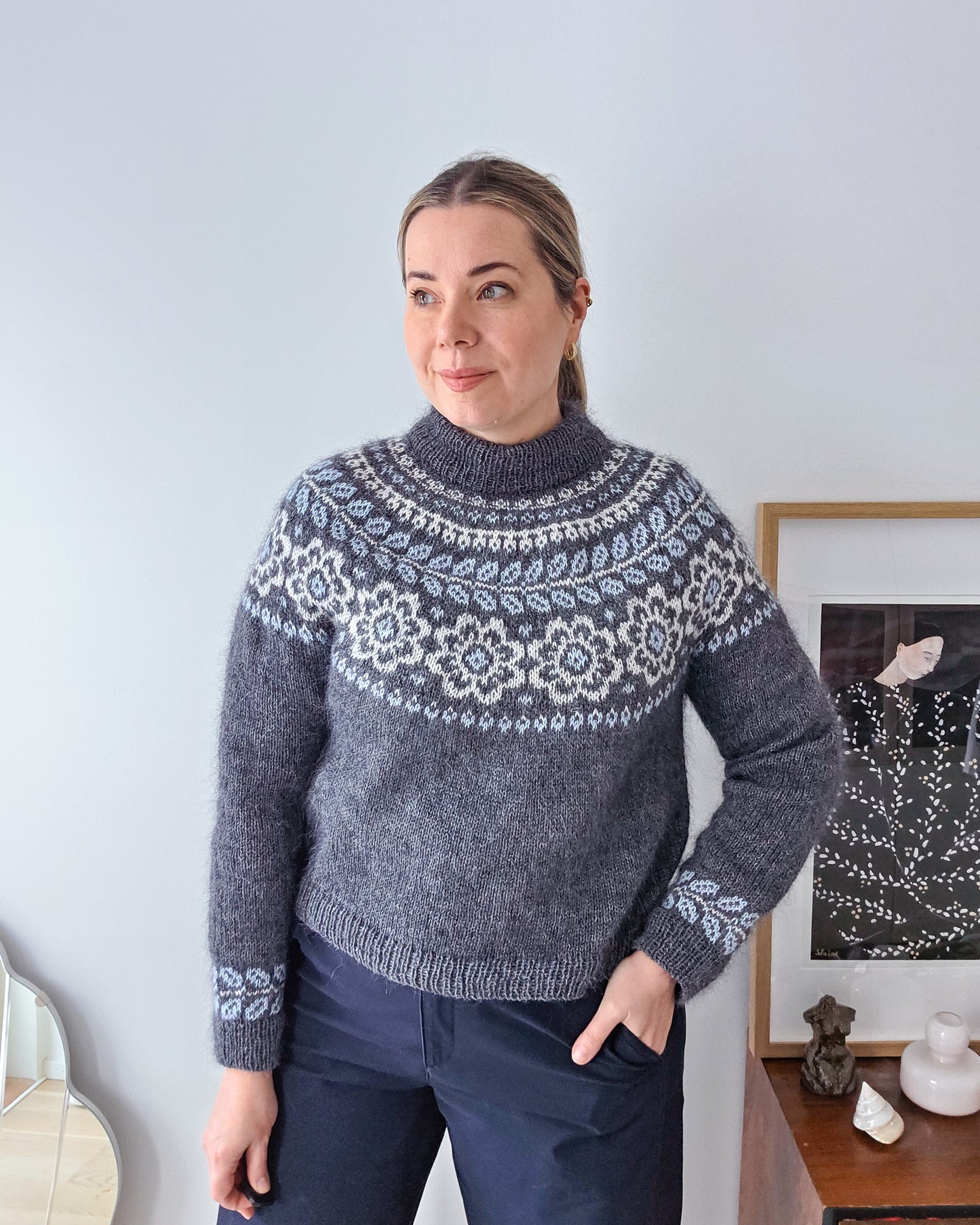 Poppy Bloom pullover