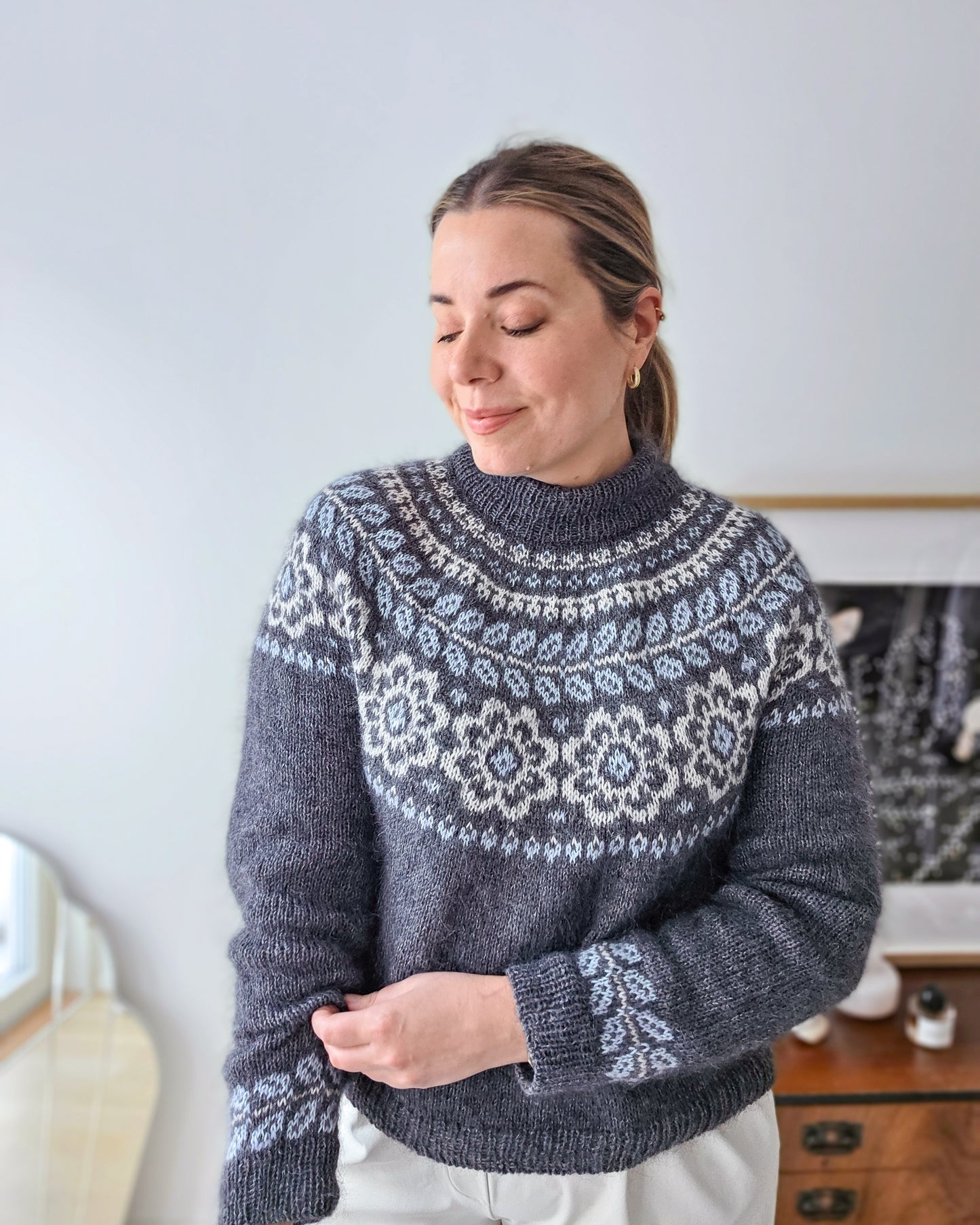 Poppy Bloom pullover