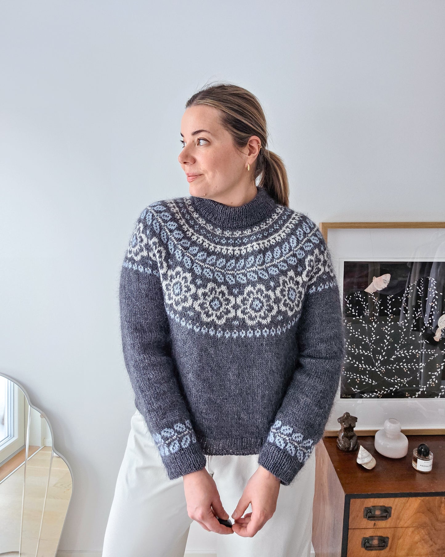 Poppy Bloom pullover