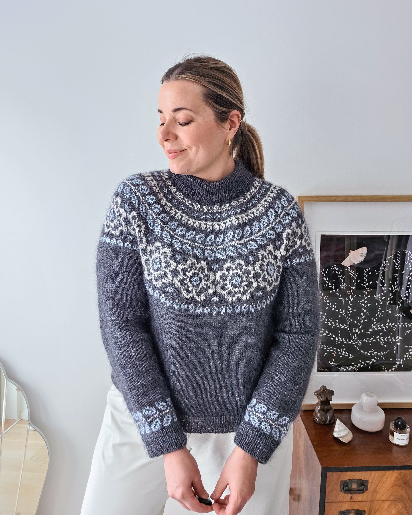 Poppy Bloom pullover