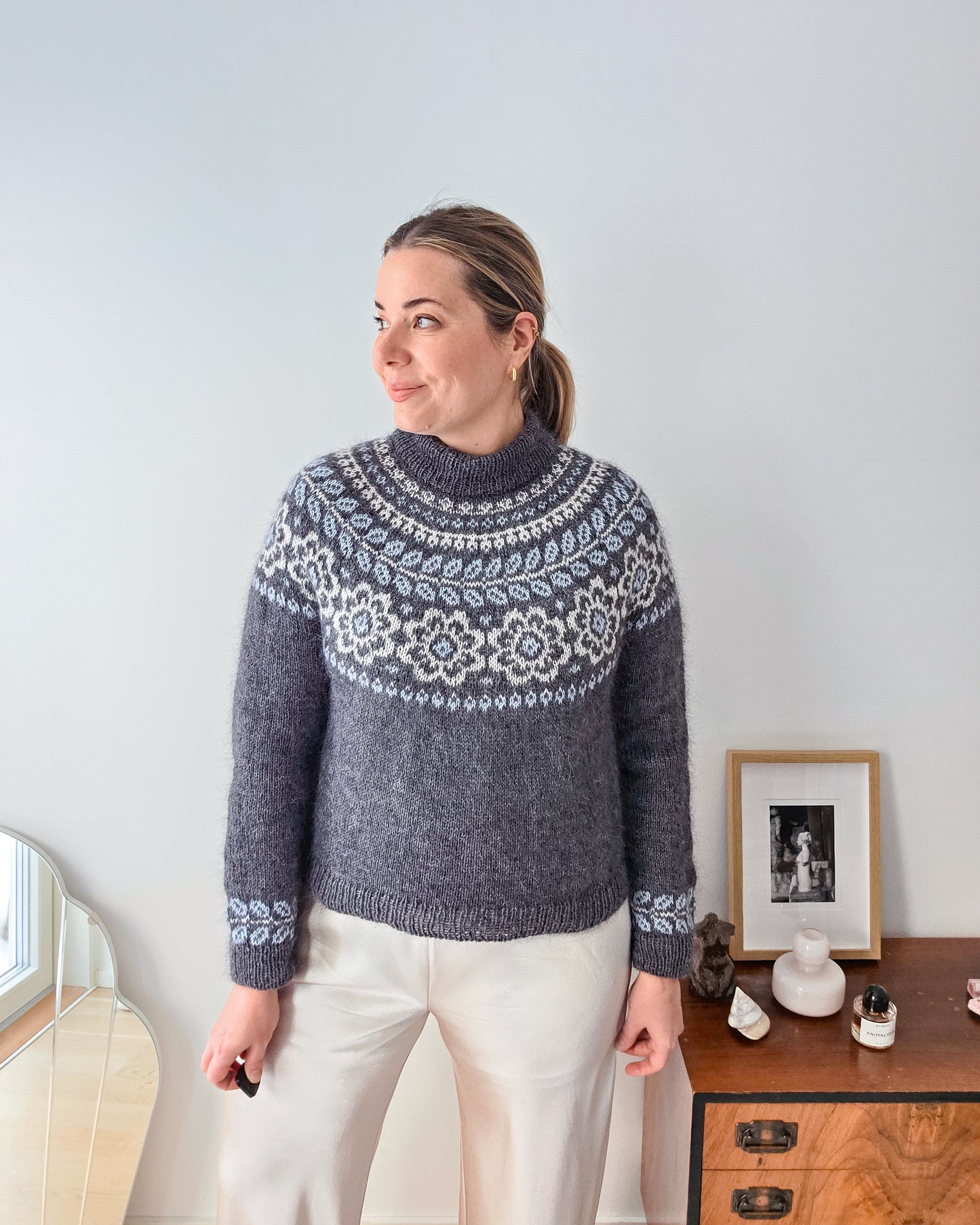 Poppy Bloom pullover