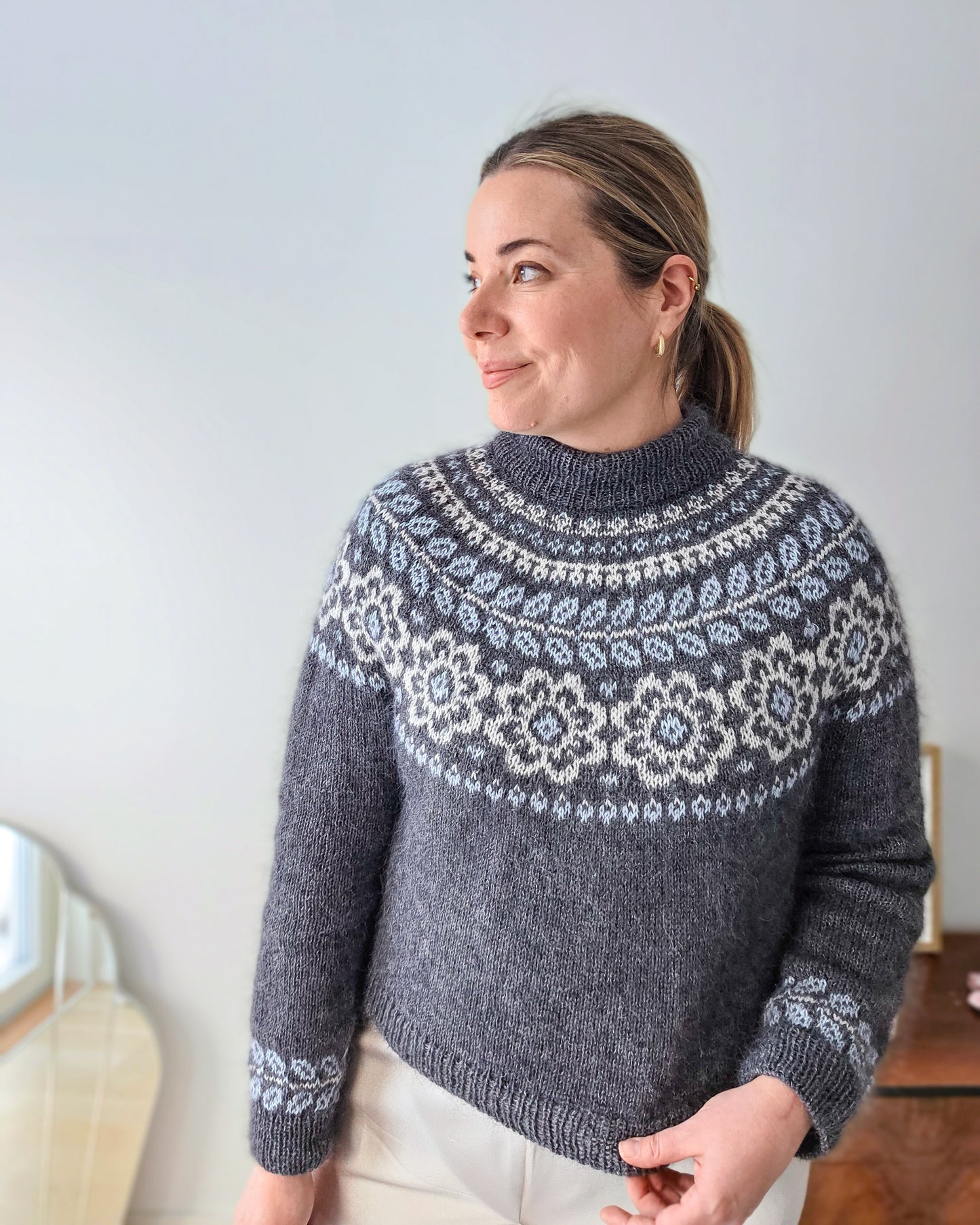 Poppy Bloom pullover